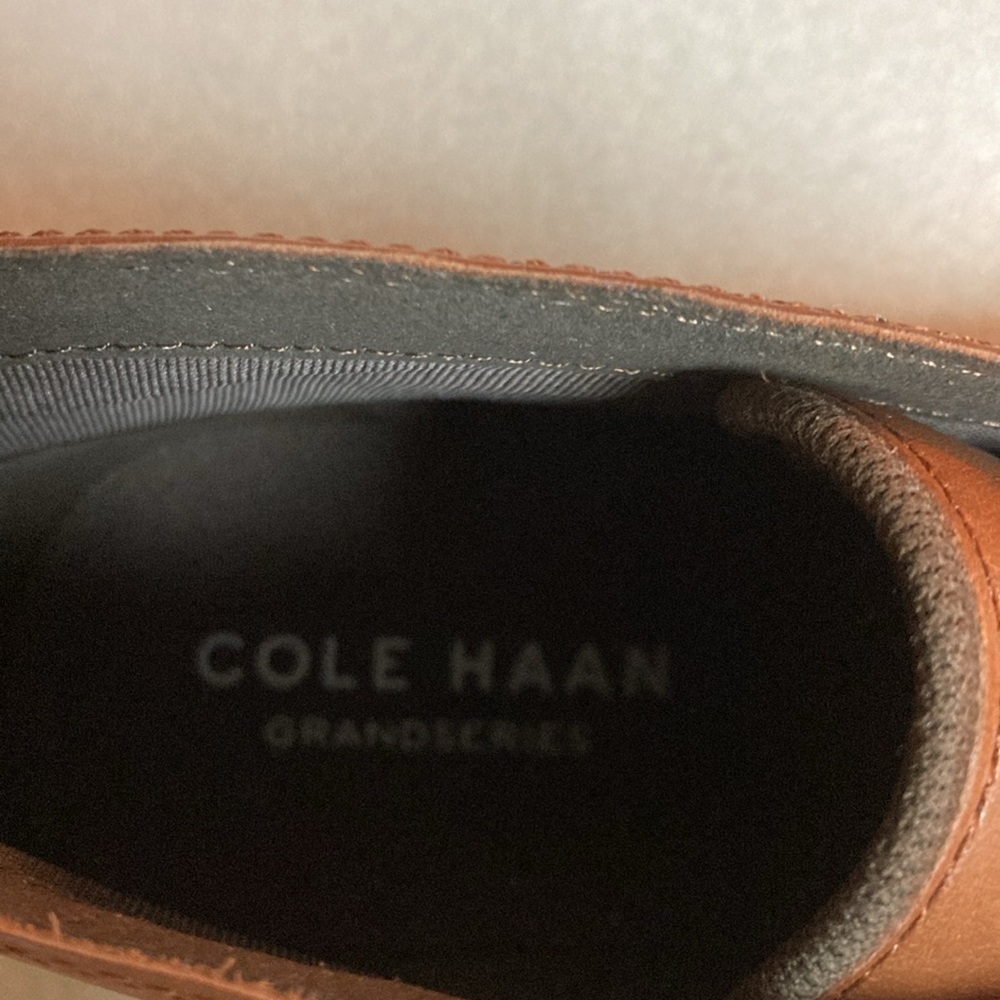 Cole Haan Men's Tan High Top shoes; size 9.5M - Picture 2 of 8